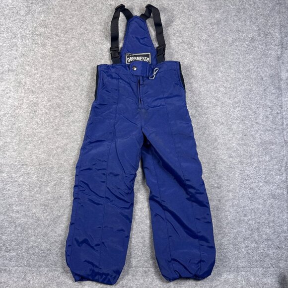 Obermeyer Kids Size 6 Blue Insulated Snow Bib Pants With Adjustable Straps & "I- - Picture 1 of 16